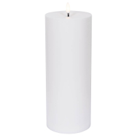 STAR Trading LED-Kerze, Flamme Rak, 1 warmweiße flackernde LED, H 325 mm