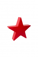 8 seasons - Shining Star Dekoleuchte rot Durchmesser 60 cm