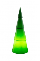 8 seasons - Motivleuchte Shining Tree rund 55 cm grün