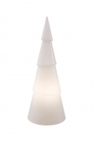 8 seasons - Motivlechte Weihnachtsbaum Shining Tree rund 100 cm weiß
