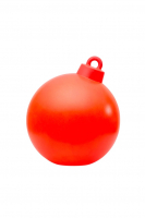 8 seasons - Motivleuchte Shining Christmas Ball 33 cm rot LED