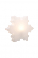 8 seasons - Motivleuchte Shining Crystal 40 cm weiß LED
