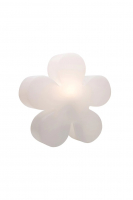 8 seasons - Motivleuchte Shining Flower Durchmesser 60 cm weiß