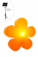 8 seasons - Motivleuchte Shining Flower Durchmesser 60 cm orange Solar