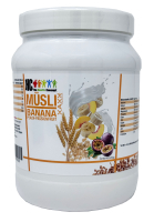 XAXX HC BODY CONTROL MÜSLI 600g Banane Pfirsich Passion Fruit, Laktosefrei