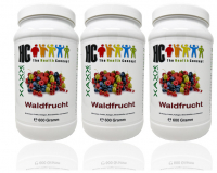 XAXX HC BODY CONTROL SHAKE WALDFRUCHT 3er-Set je 600g = 60 Mahlzeiten