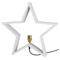 STAR Trading Holzstern LYSeKIL 52cm weiß