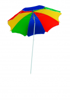 Strand- und Sonnenschirm, knickbar, 180 cm