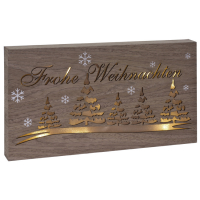 LED Dekobild Frohe Weihnachten