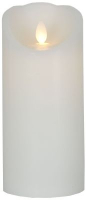 STAR Trading LED-Wachskerze Glim weiß 17,5cm