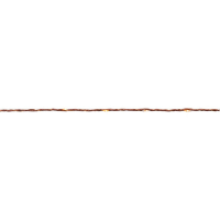 LED-Minilichterkette, Kupfer, 20 warmweiße LEDs, L 1 m